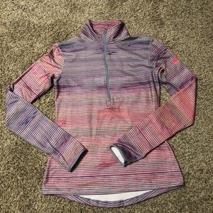 Nike sweatshirt 3/4 length zip pullover